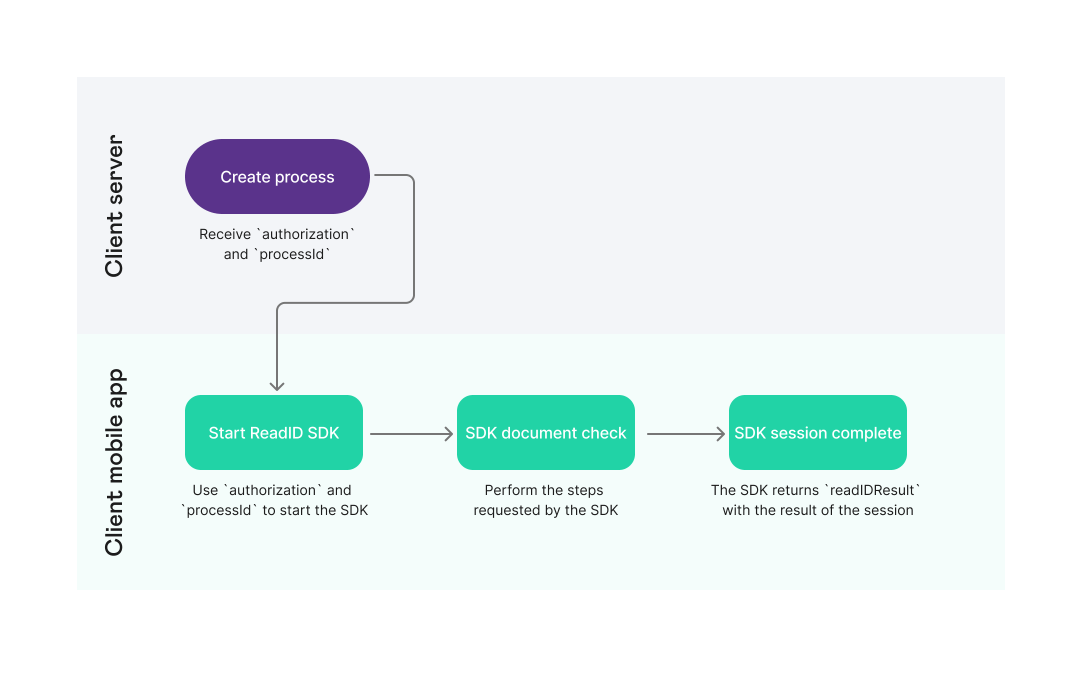 ReadID SDK process diagram