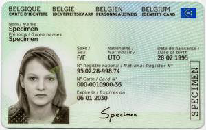 Sample ID-card