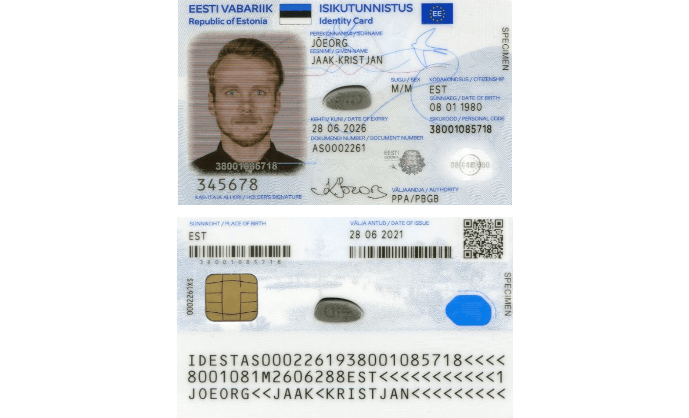 Sample ID-card