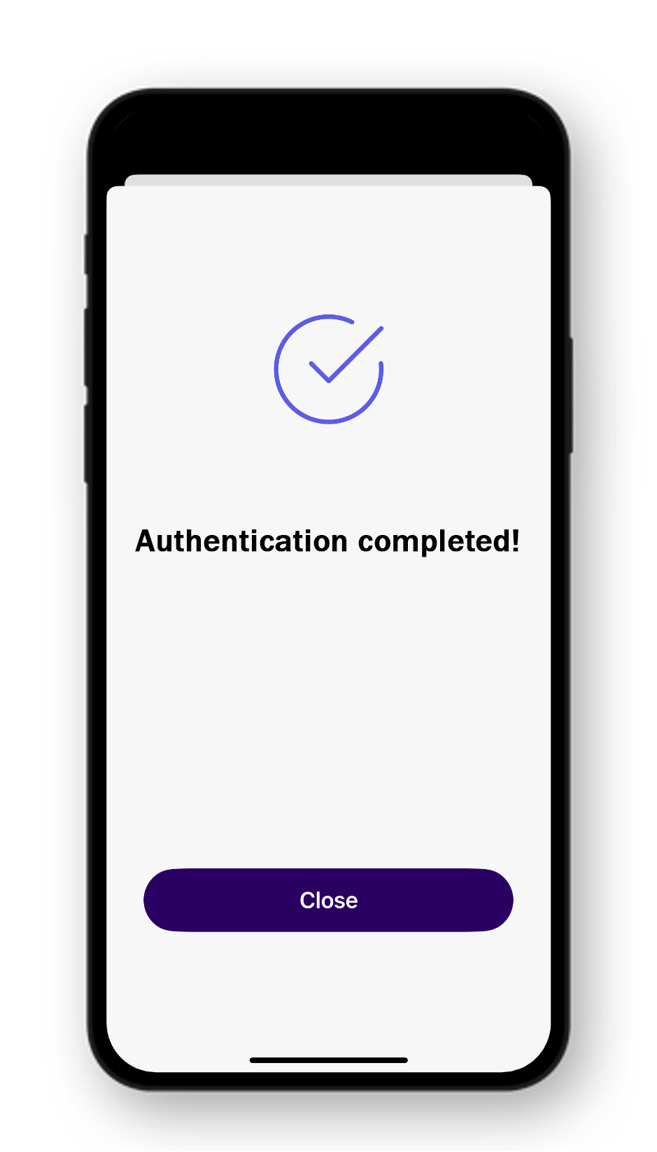 The operation is completed.