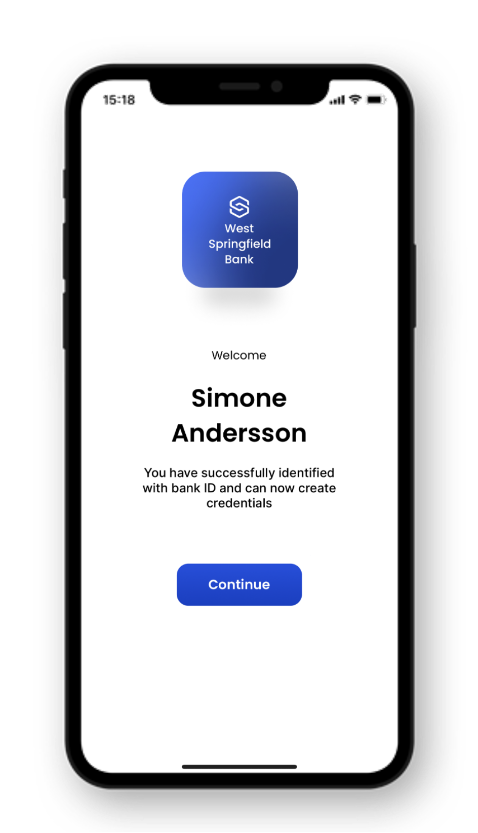 Identity verification is completed.