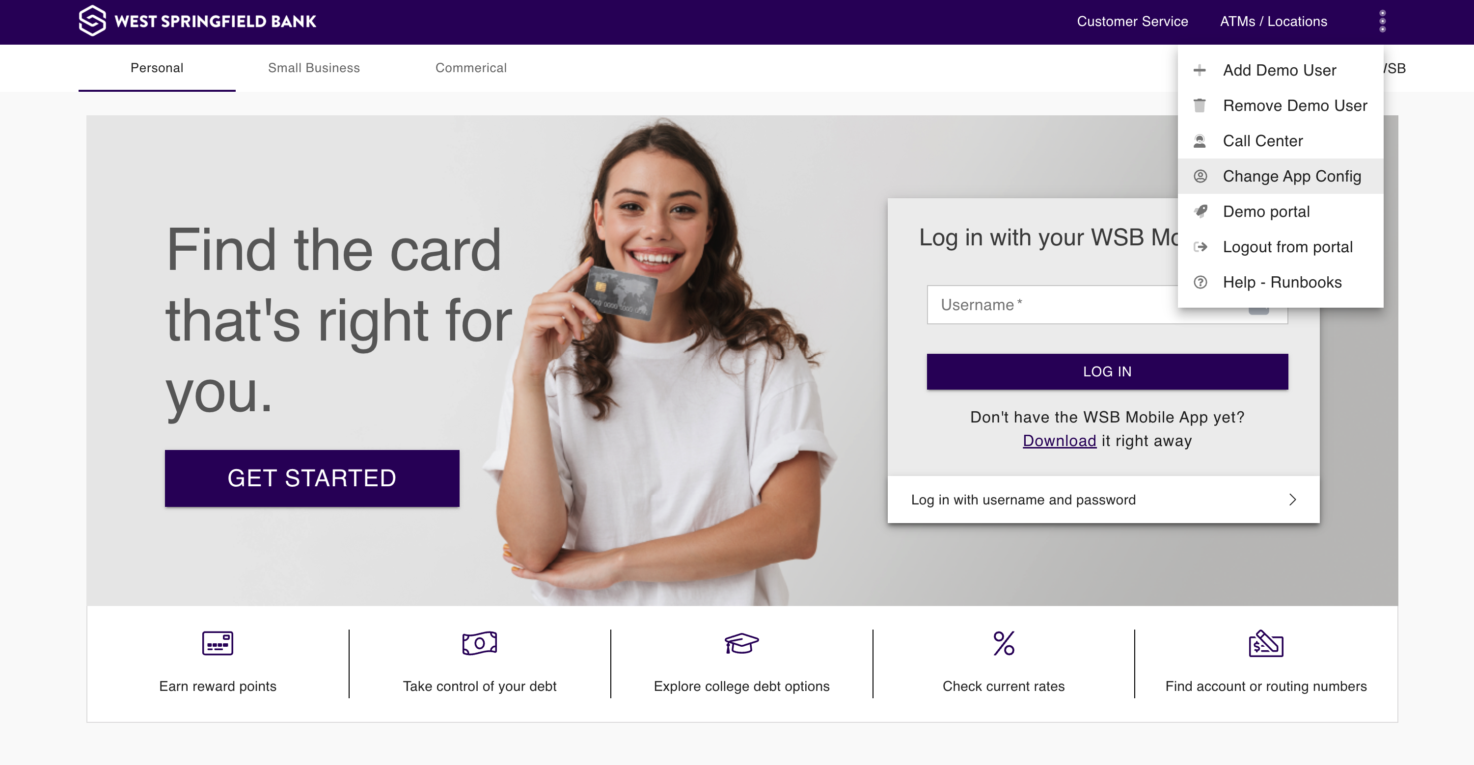 In the menu in the upper right corner select "Change App Config".