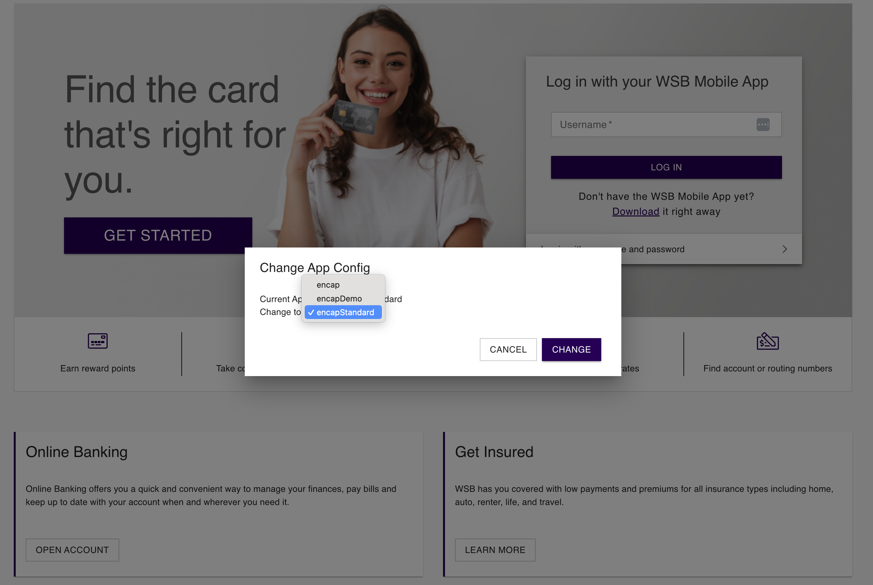 Select "encapStandard".